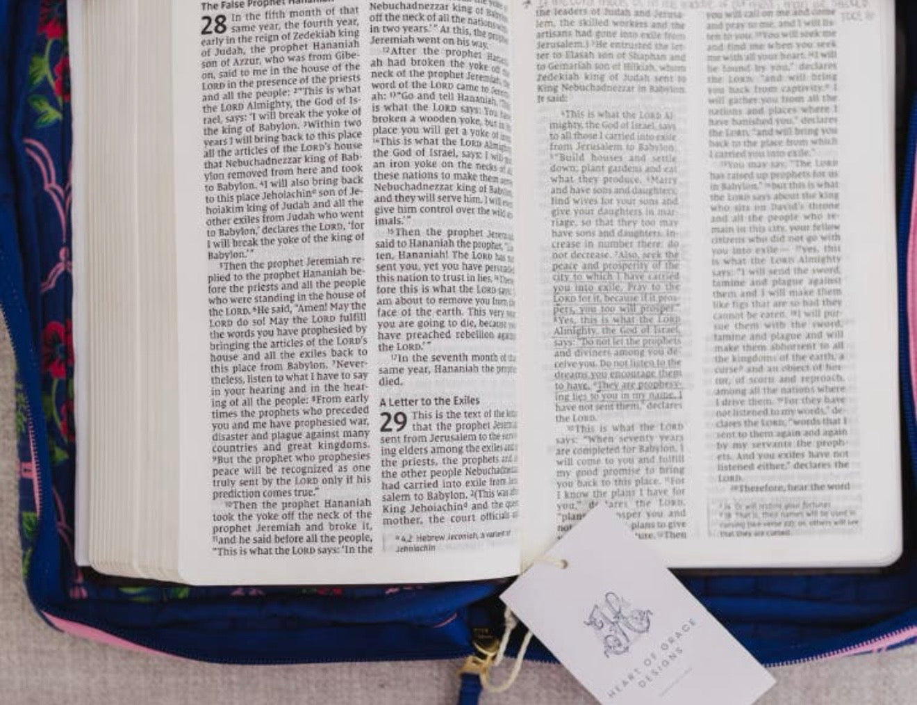 Midnight Luxe Scalloped Bible Cover