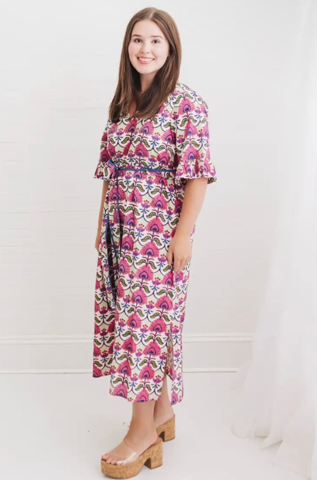 Chapel Maxi Caftan- Primrose