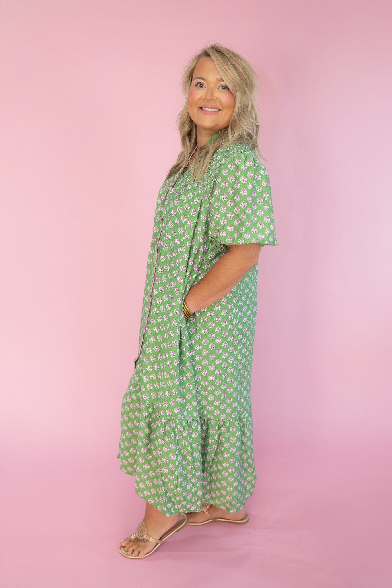 The Pretty in Green Maxi