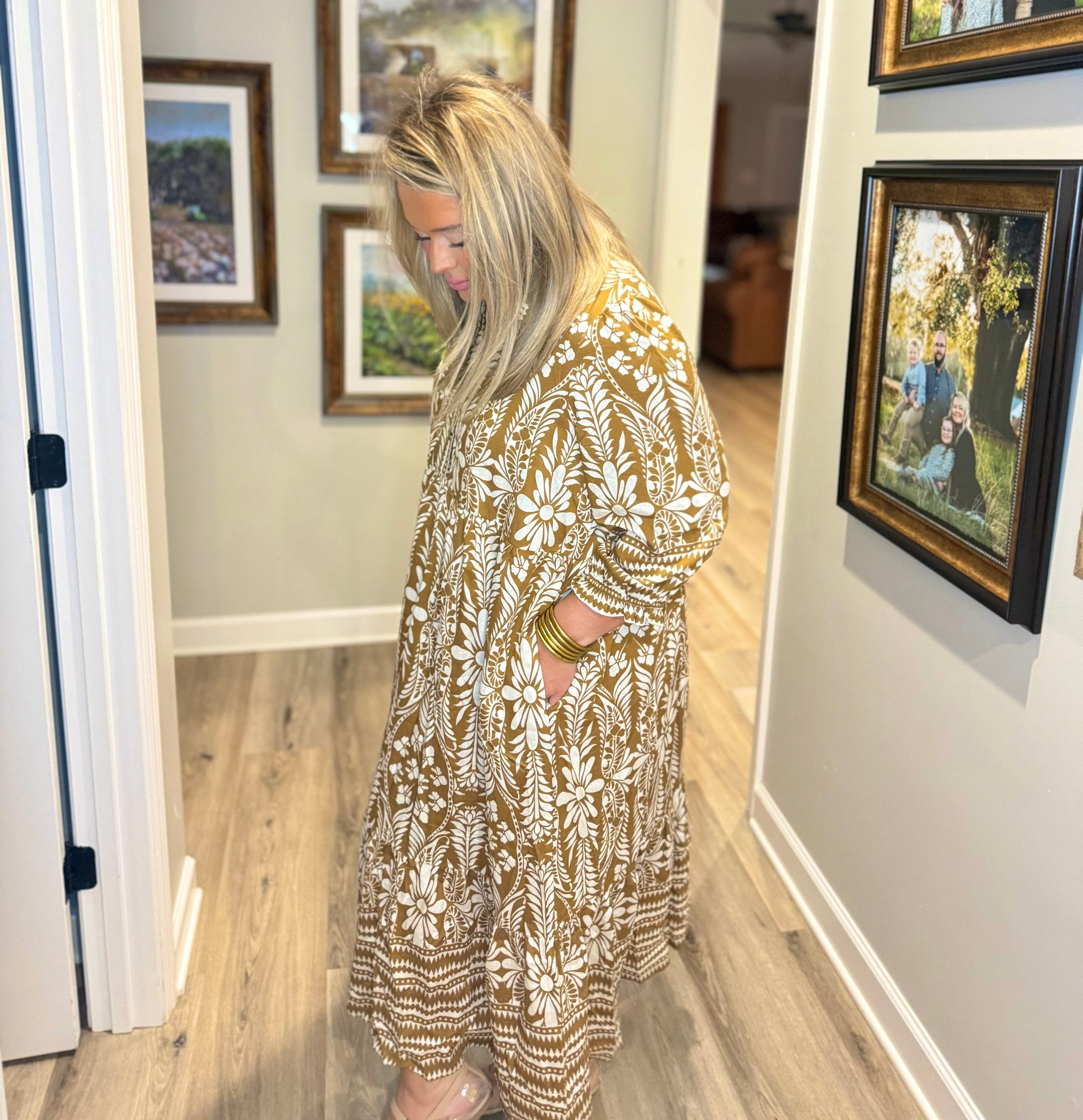 Golden Harvest Maxi Dress