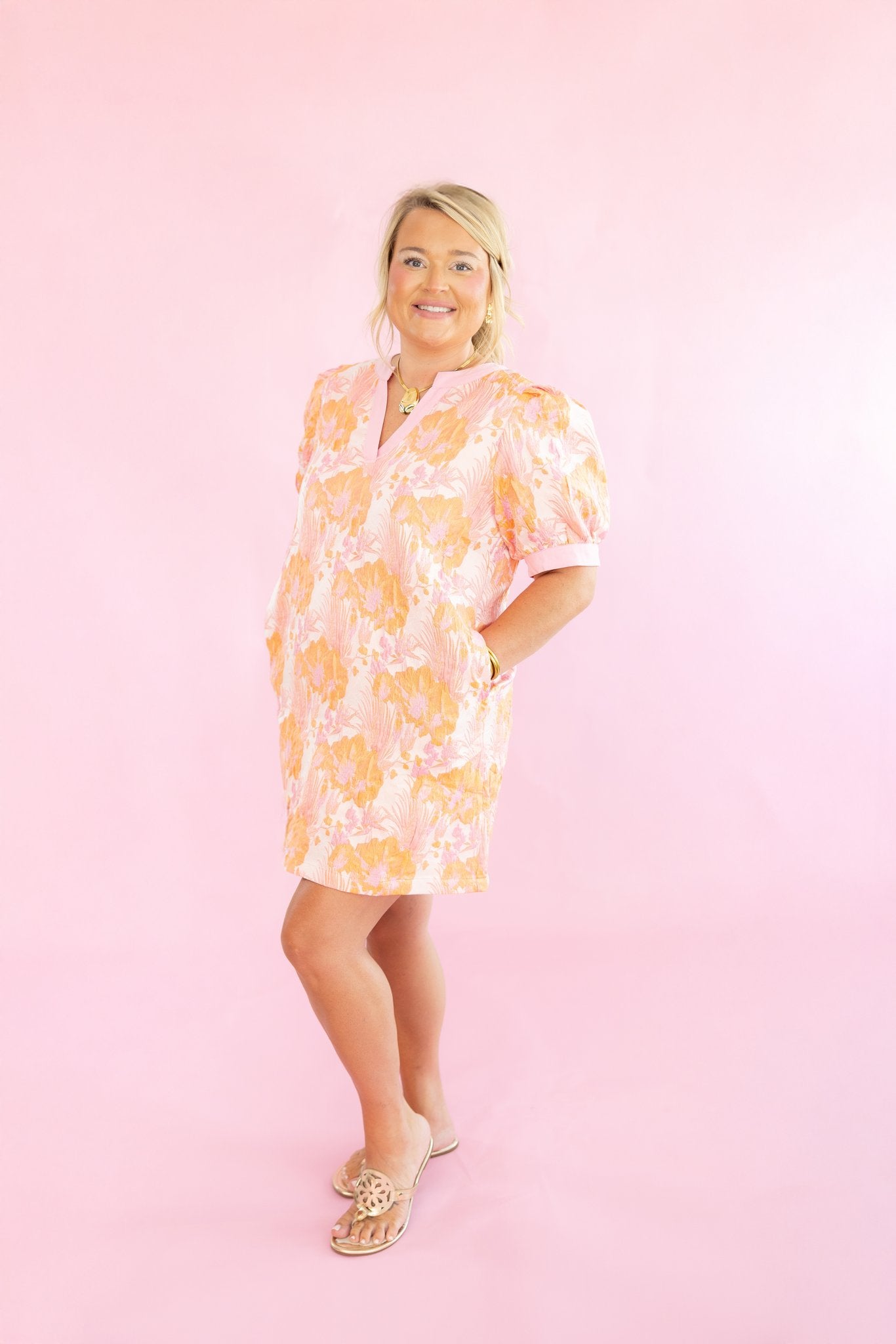 Peach Blossom Dress