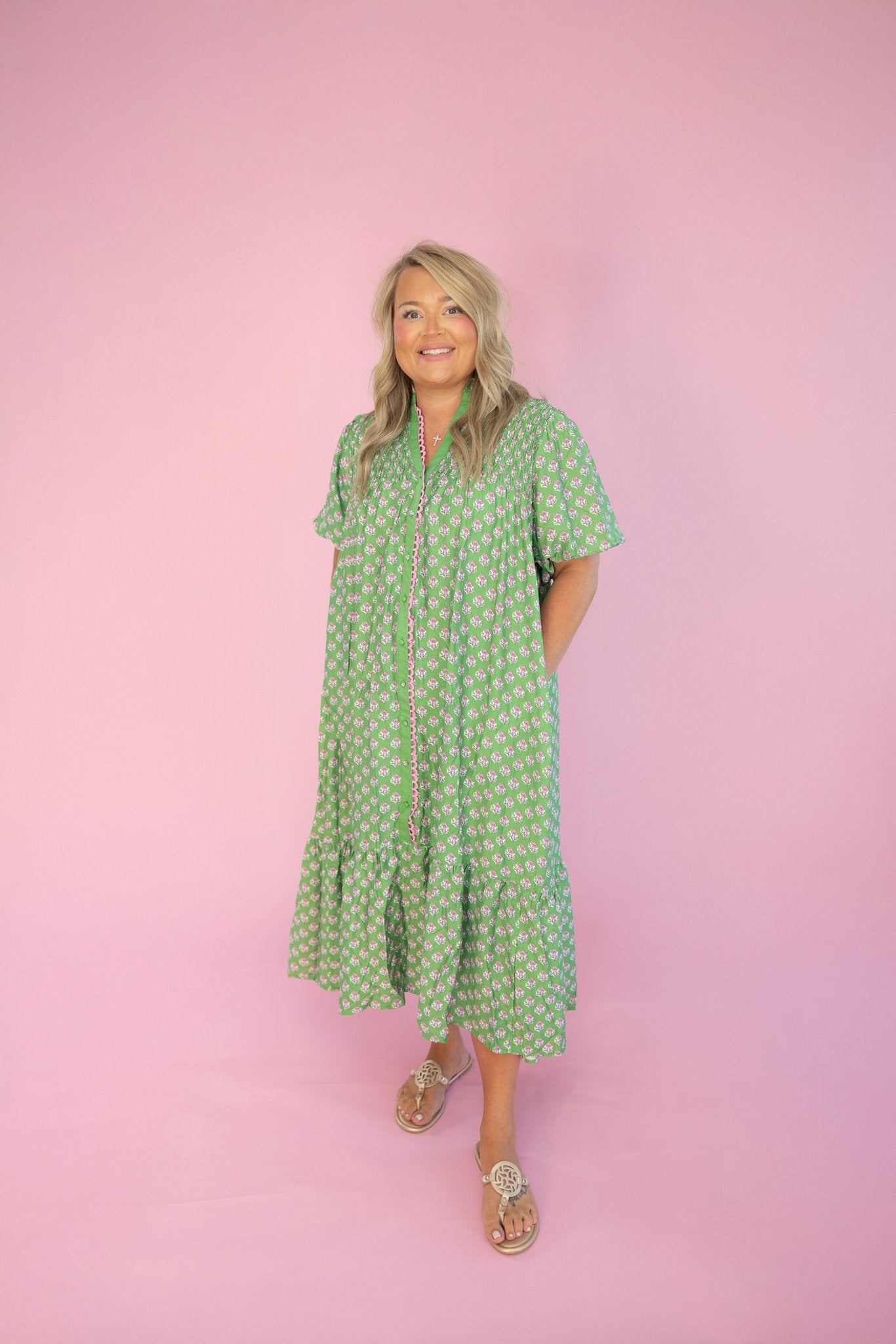 The Pretty in Green Maxi