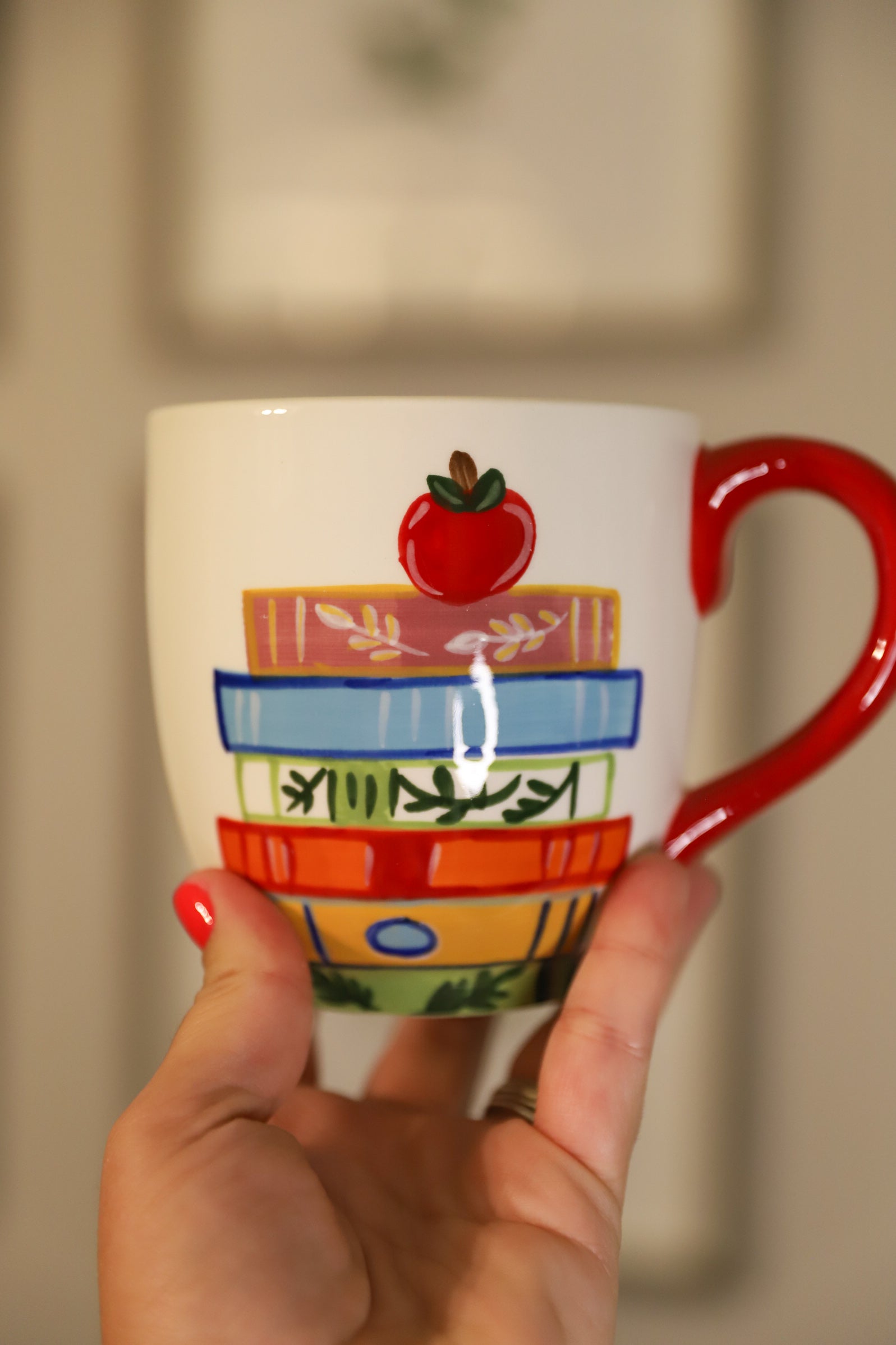 Stack of Knowledge Teacher Mug