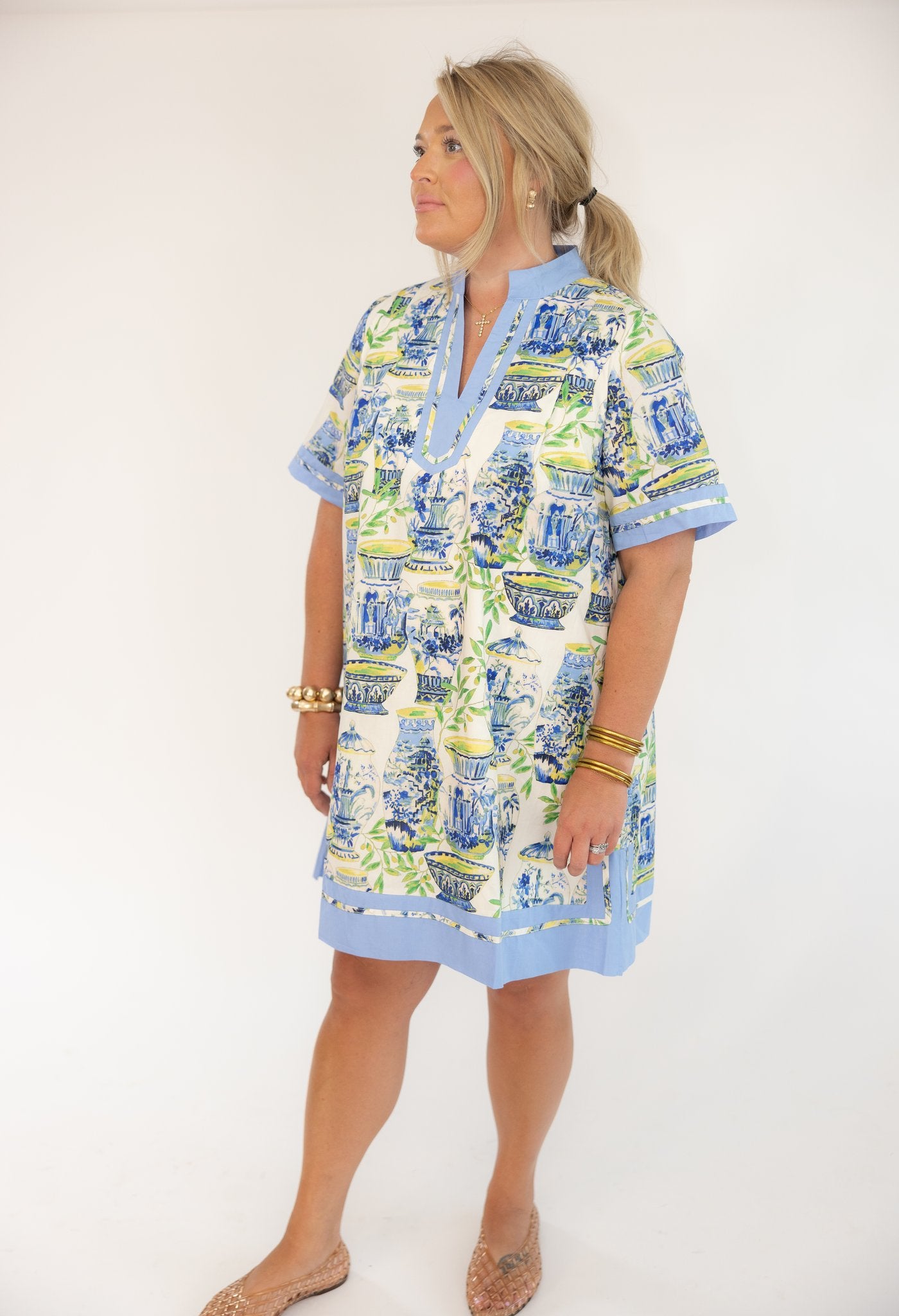 Blue Willow Dress