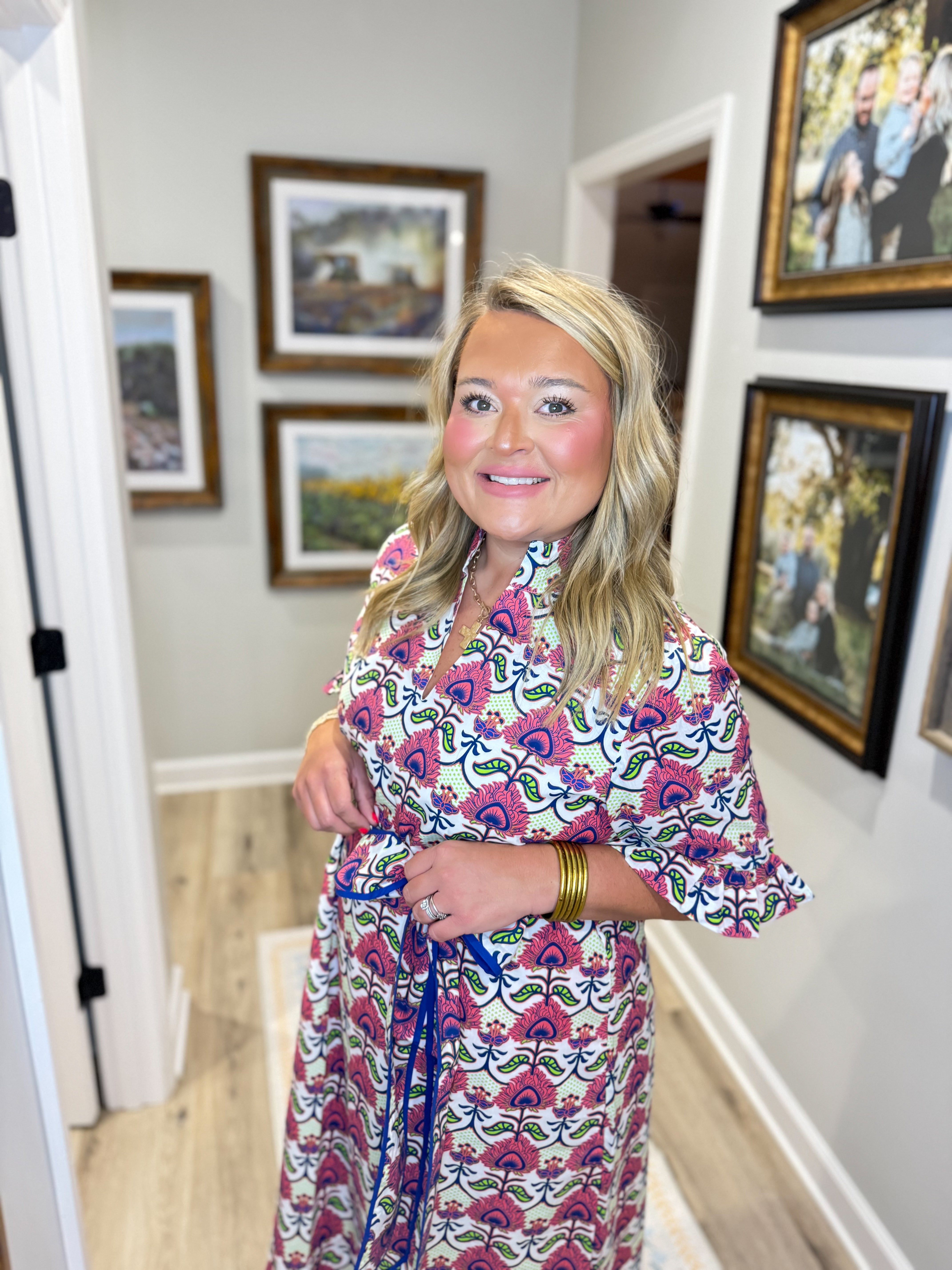 Chapel Maxi Caftan- Primrose