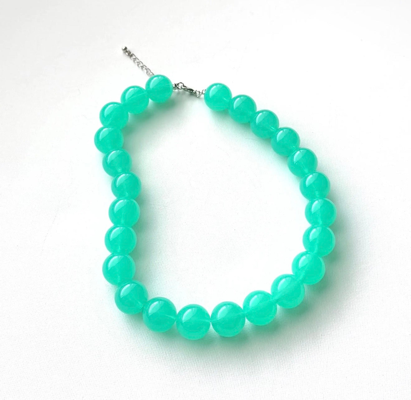 Beaded Necklace Teal