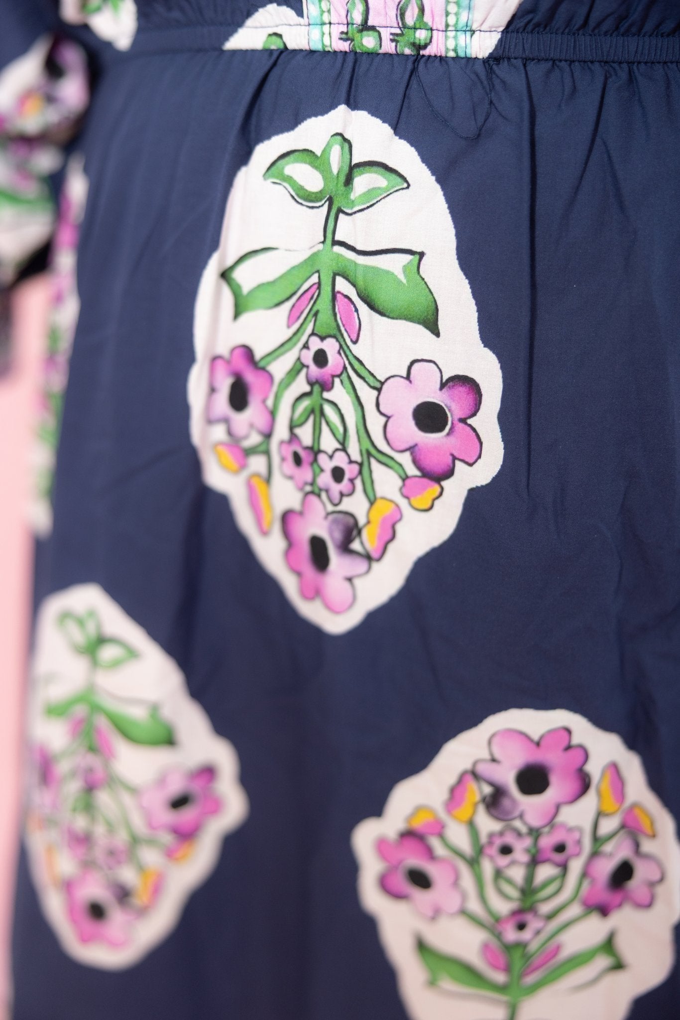 Navy Blossom Dress