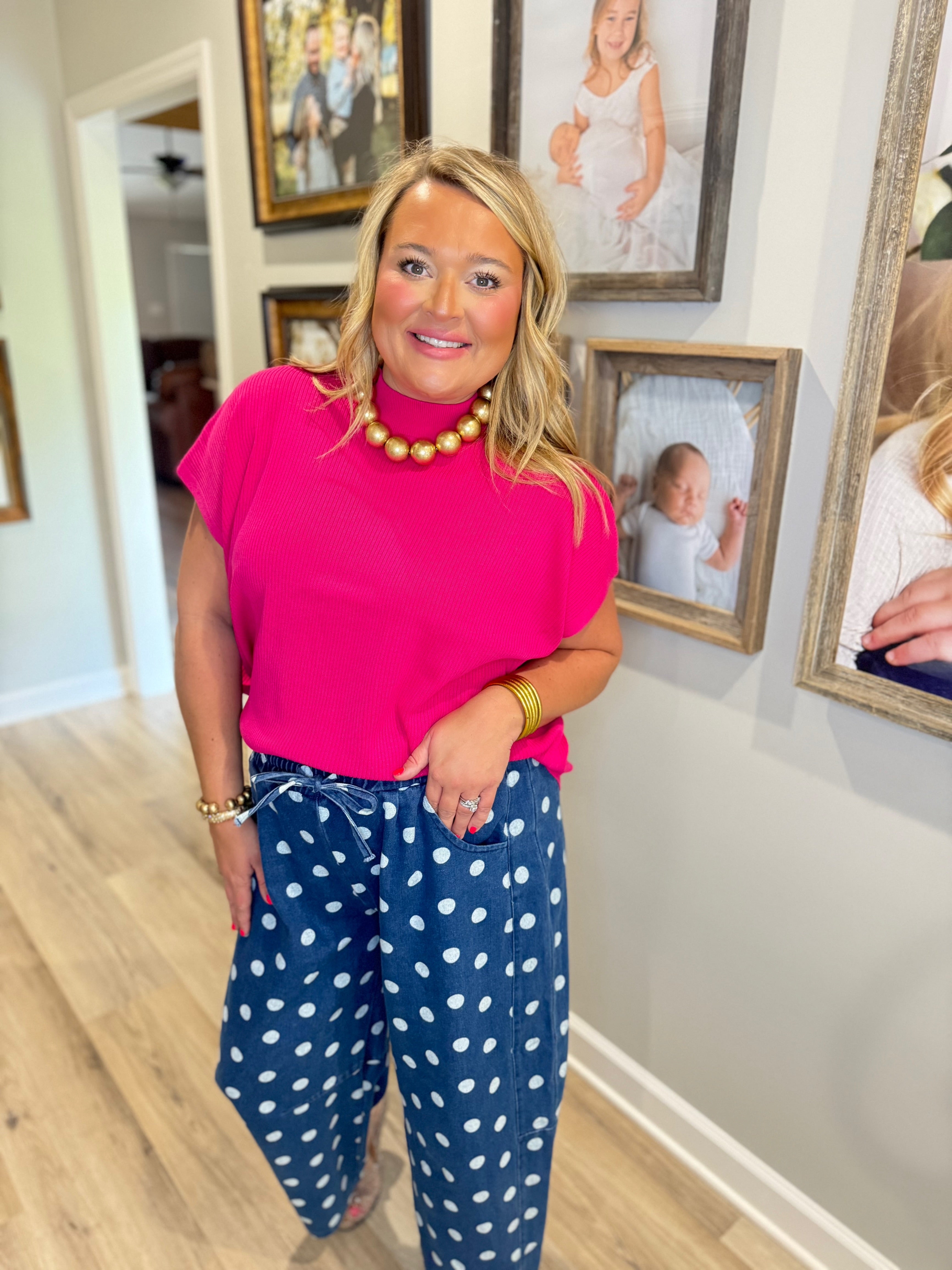 The Everyday Elegance Top — Pink