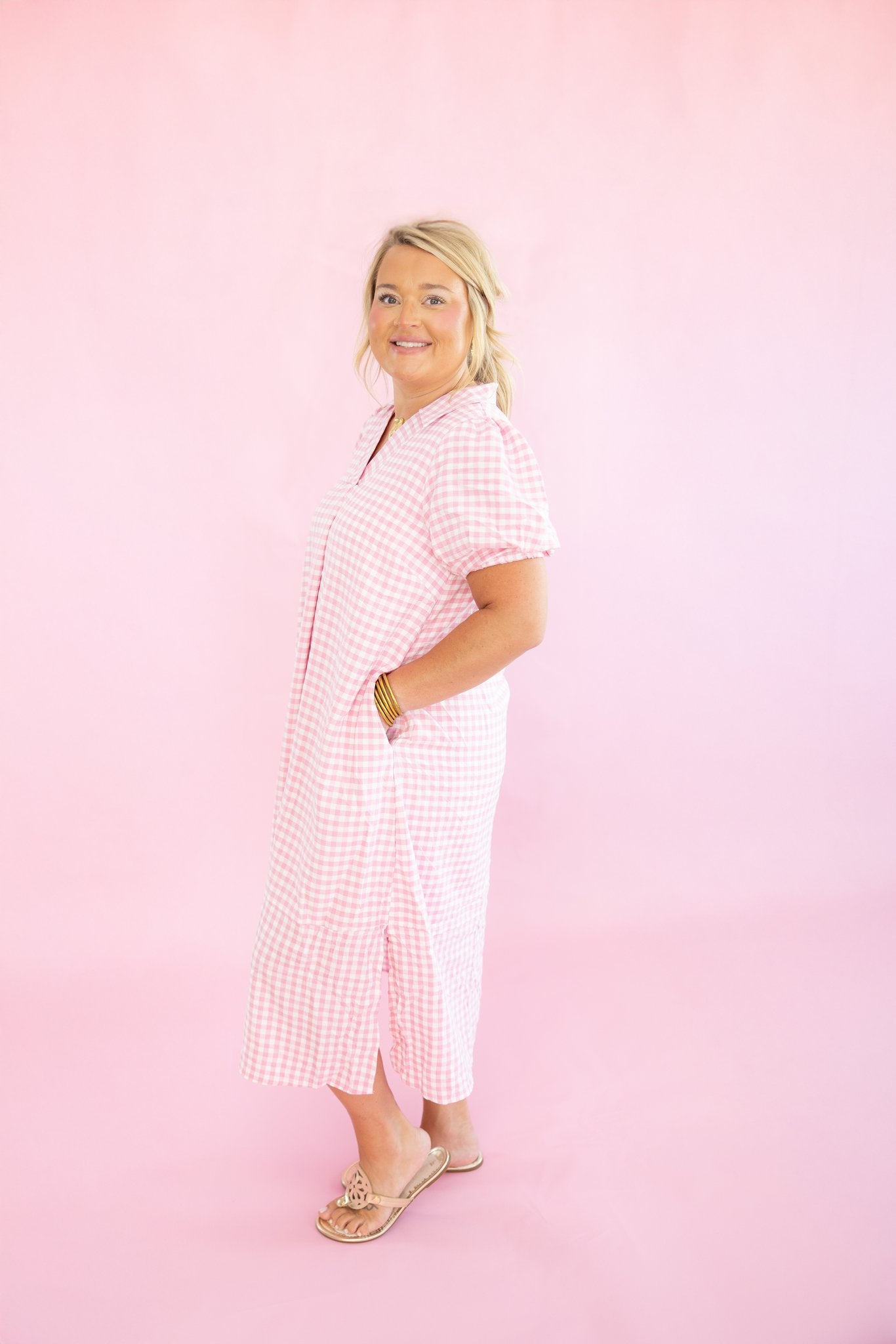 Pink Summer Picnic Midi