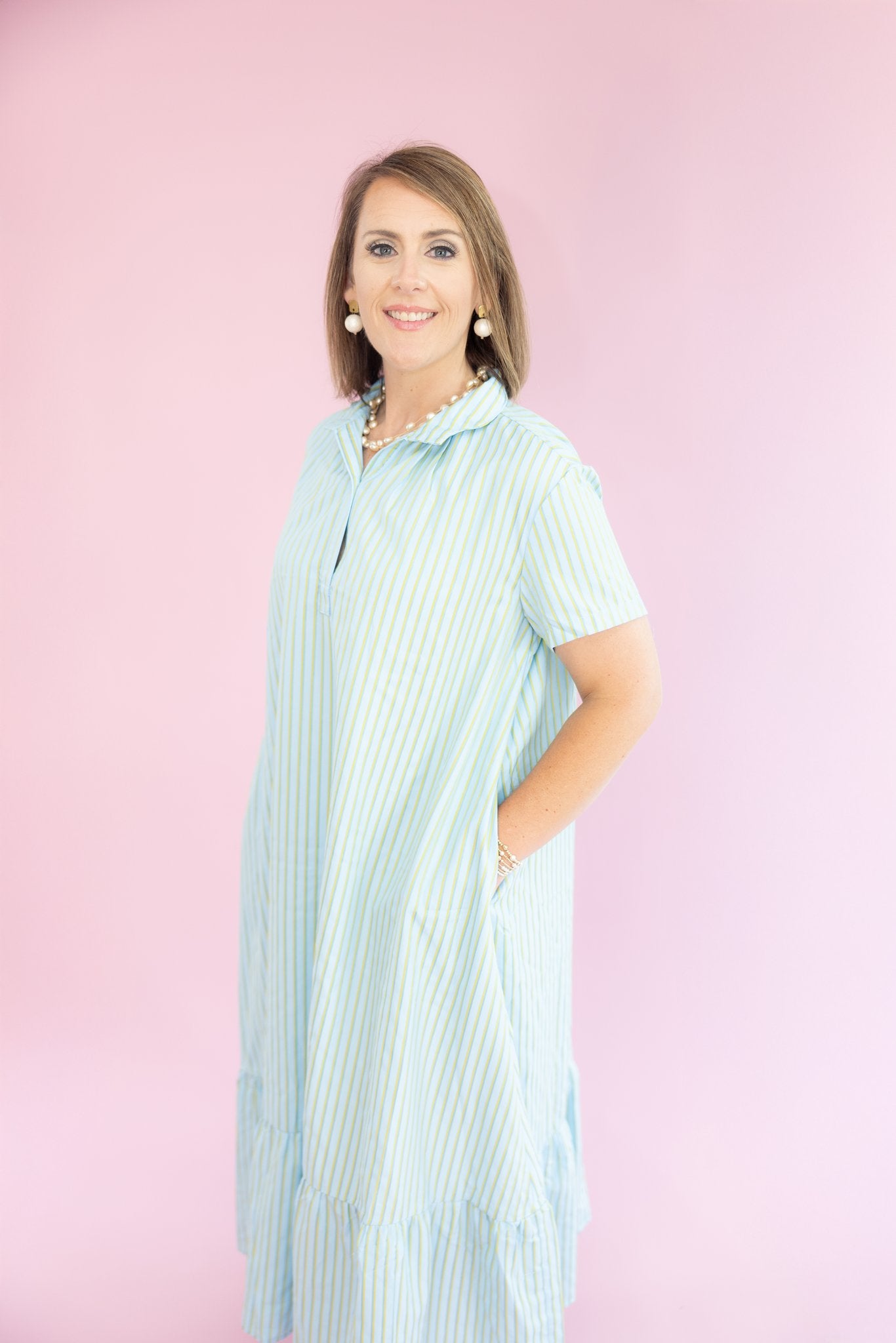 Carolina Sky Midi Dress