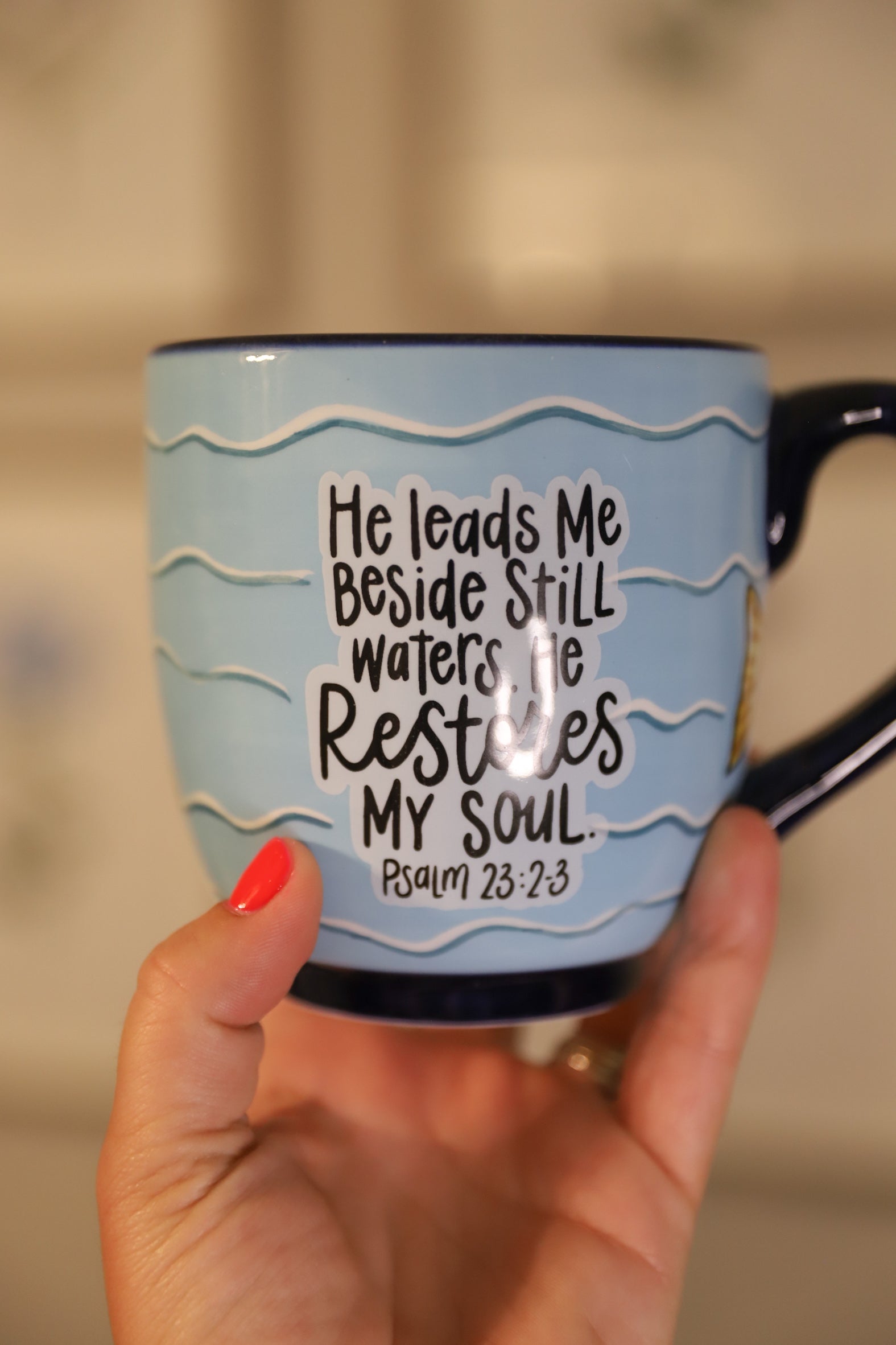 Leads Me Beside Still Waters Mug