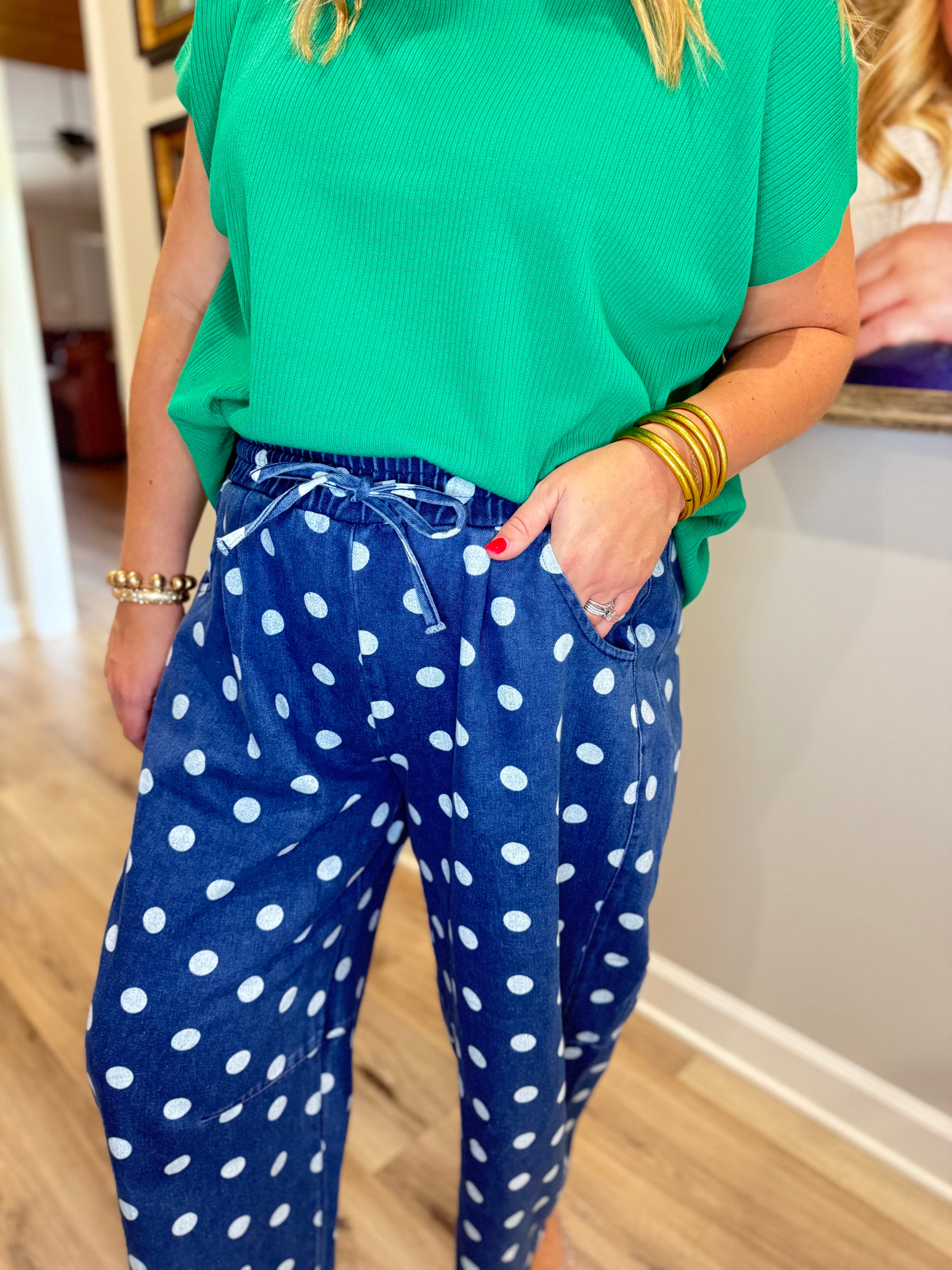 Denim & Dots Pants