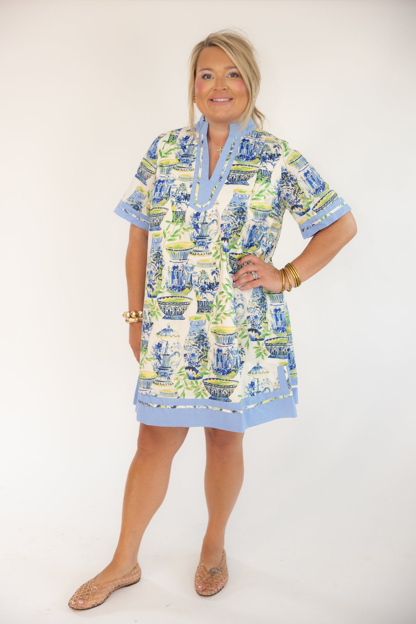 Blue Willow Dress
