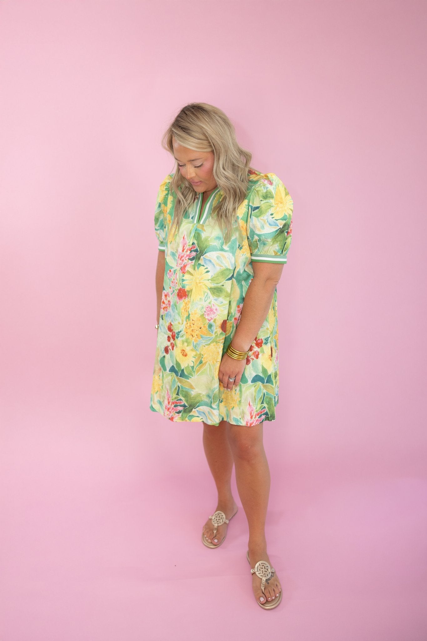 Golden Garden Dress
